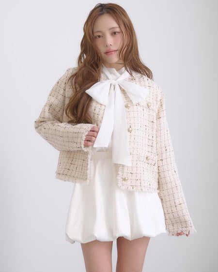 INGNI（イング） サテンバルーンスカパン ｵﾌﾎﾜｲﾄ