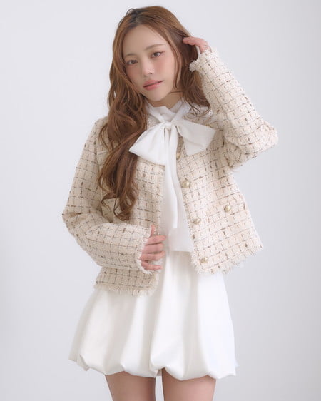 INGNI（イング） サテンバルーンスカパン ｵﾌﾎﾜｲﾄ