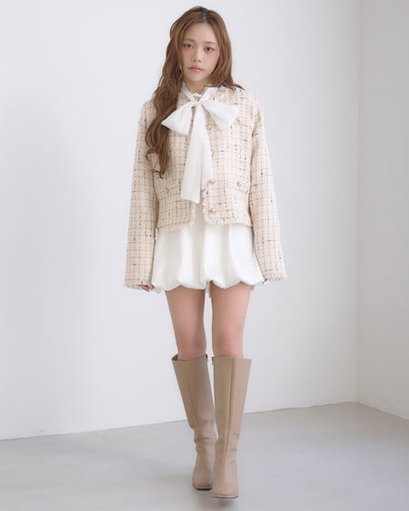 INGNI（イング） サテンバルーンスカパン ｵﾌﾎﾜｲﾄ