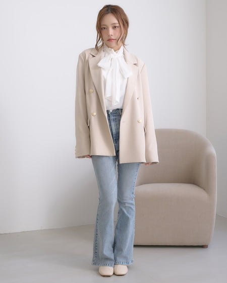 INGNI（イング） 金ボタンテーラードジャケット ｱｲﾎﾞﾘｰ