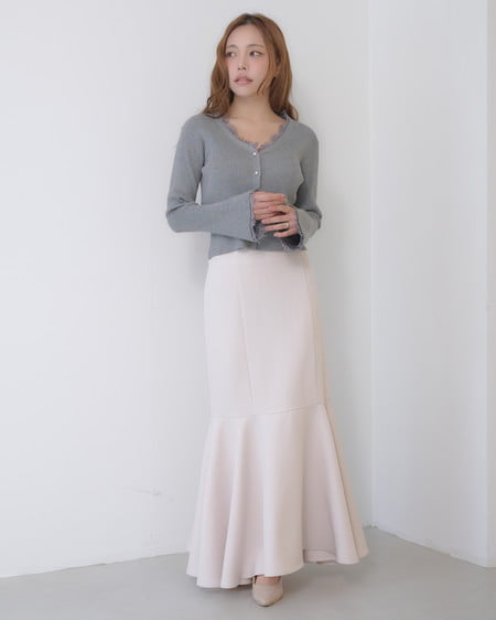 INGNI(イング) ハイウエストマーメイドスカート アイボリー