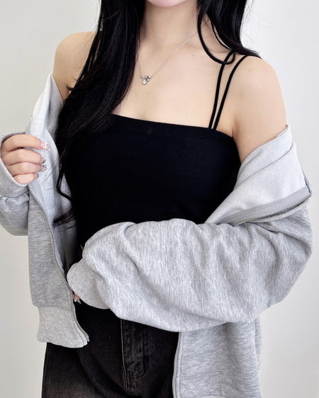 INGNI(イング) ベアリブキャミ クロ