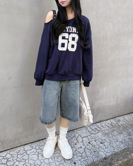 INGNI（イング） デニムハーフパンツ ﾃﾞﾆﾑ/ﾌﾞﾙｰ