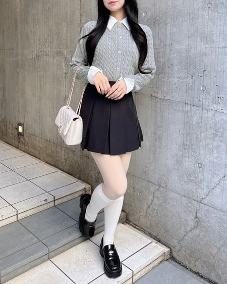 INGNI(イング) プリーツスカパン(セットアップ対応) クロ