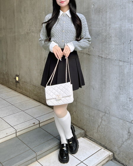 INGNI(イング) プリーツスカパン(セットアップ対応) クロ