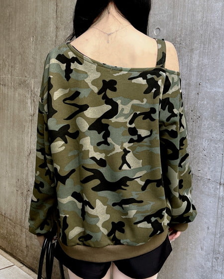 INGNI（イング） 肩ベルト付ナンバリングスウェットトップス ﾒｲｻｲ