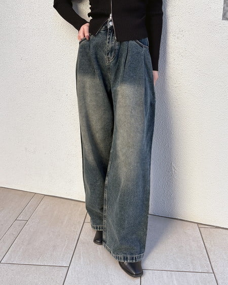 INGNI（イング） バレルレッグデニムパンツ ﾃﾞﾆﾑ/ﾌﾞﾙｰ