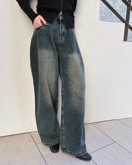 INGNI（イング） バレルレッグデニムパンツ ﾃﾞﾆﾑ/ﾌﾞﾙｰ