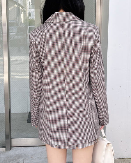 INGNI(イング) 2Wayポケットリボンテーラードジャケット チェック