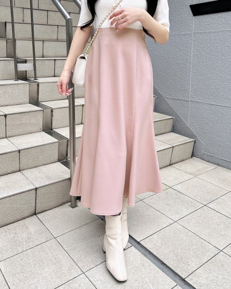 INGNI(イング) バックリボンマーメイドスカート ピンク