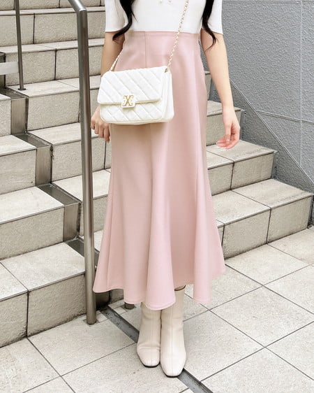 INGNI(イング) バックリボンマーメイドスカート ピンク