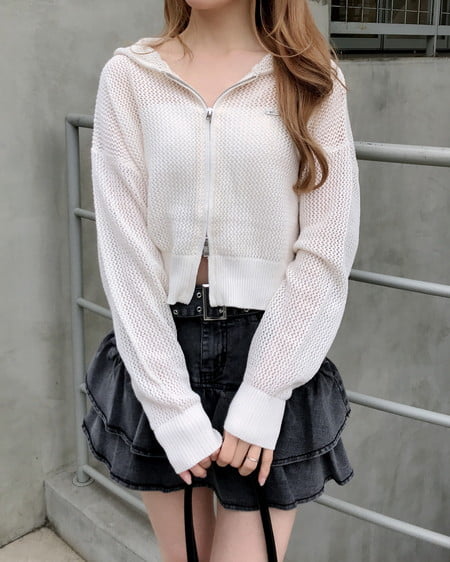 INGNI（イング） ベルト付デニムフリルミニスカパン ｸﾞﾚｰ