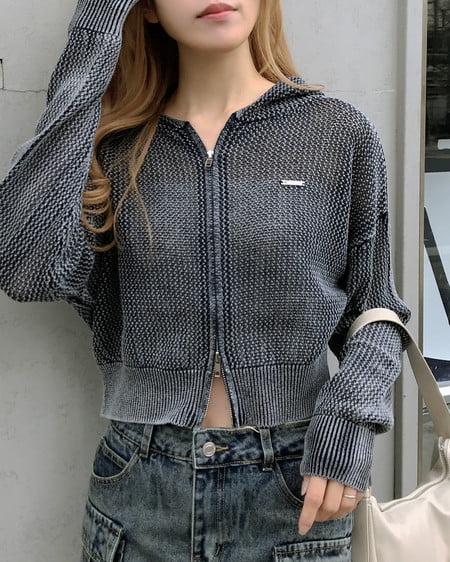 INGNI（イング） メッシュニットパーカー ｺﾝ