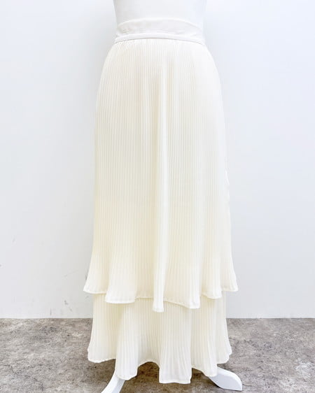 INGNI（イング） プリーツスカート ｱｲﾎﾞﾘｰ