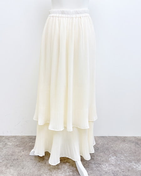 INGNI（イング） プリーツスカート ｱｲﾎﾞﾘｰ