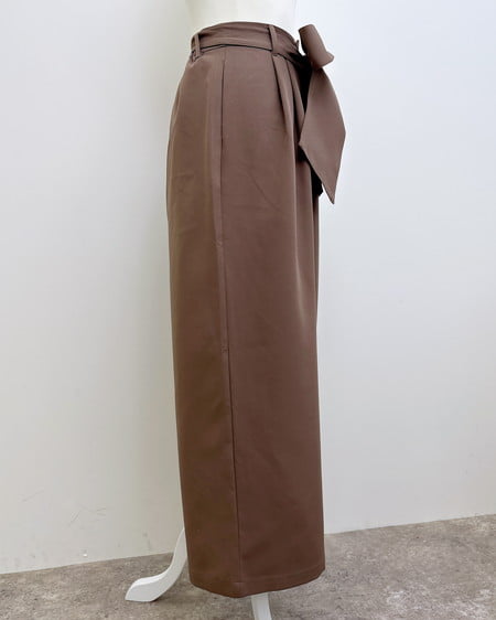 INGNI（イング） リボンワイドパンツ ﾓｶ