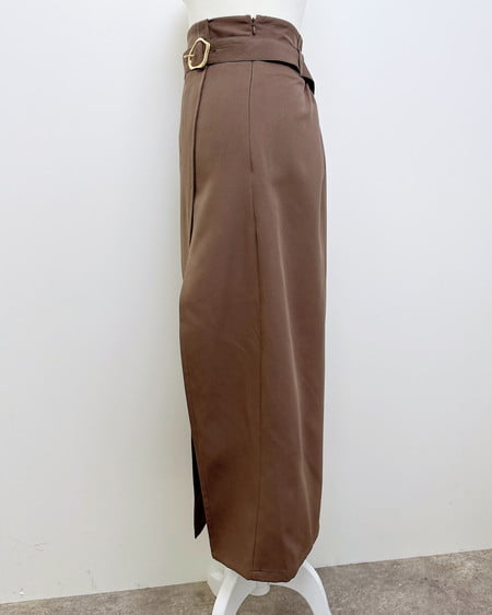 INGNI（イング） 変形バックルIラインスカート ﾓｶ