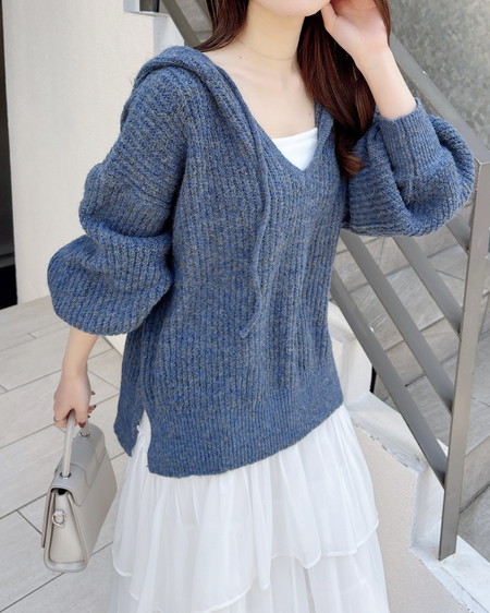 【INGNI SOELA】ルーズニットパーカー（ＯＵＴＬＥＴ）