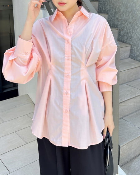 INGNI（イング） タックシャツ ﾋﾟﾝｸ