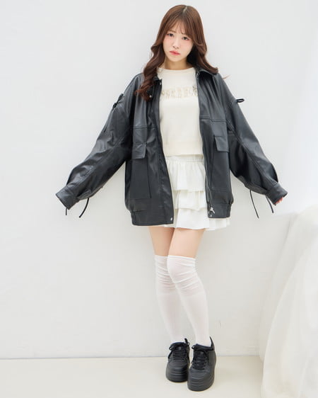 INGNI(イング) フリルミニスカパン オフホワイト