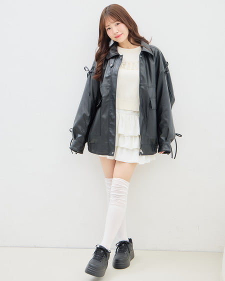 INGNI(イング) フリルミニスカパン オフホワイト