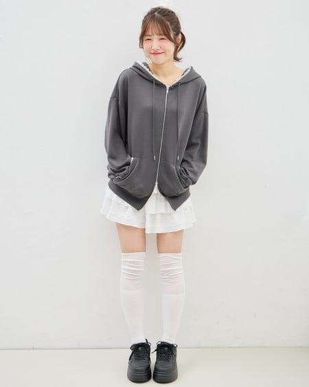 INGNI(イング) レースフリルスカパン オフホワイト