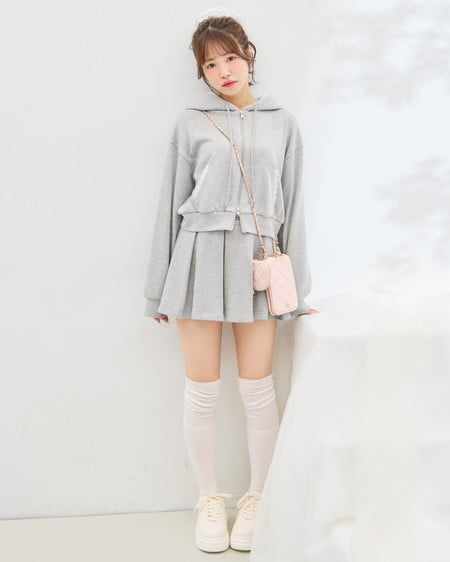 INGNI（イング） ハート型ポーチ付きマルチショルダーバッグ ﾋﾟﾝｸ