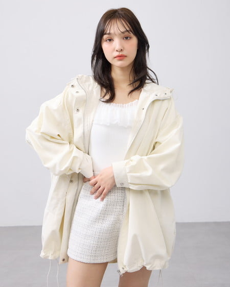 【2／25 2時までの限定価格】【WEB限定】ウエストドロストマウンテンパーカー