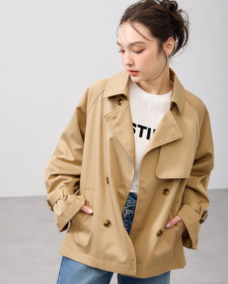 【2／25 2時までの限定価格】【WEB限定】ミドル丈トレンチコート