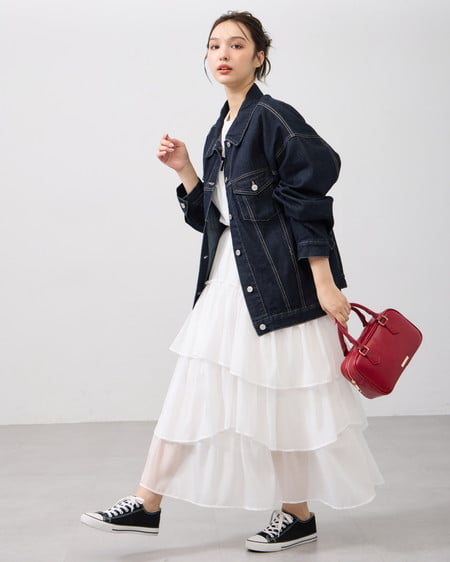 INGNI（イング） ハートチャーム付ボストンバッグ ｱｶ