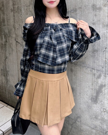 INGNI（イング） プリーツスカパン(セットアップ対応) ﾍﾞｰｼﾞｭ