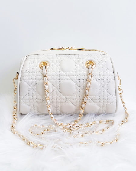 INGNI(イング) キルティングチェーンボストンバッグ ｱｲﾎﾞﾘｰ