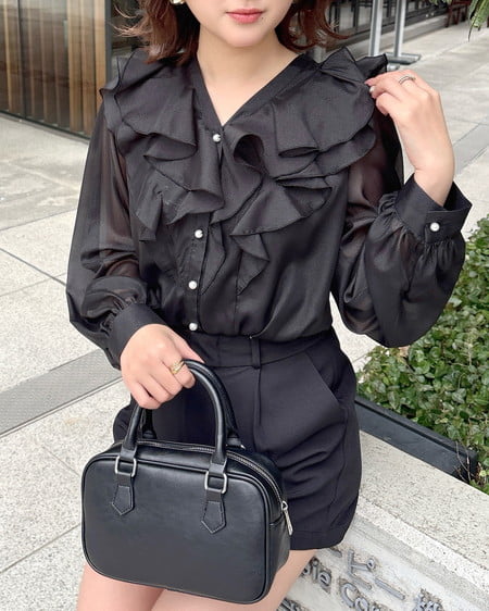 INGNI（イング） ショートパンツ(セットアップ対応) ｸﾛ