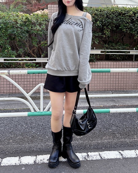 INGNI（イング） ショートパンツ(セットアップ対応) ｸﾛ