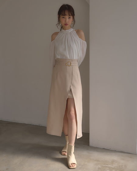 INGNI（イング） 肩開きブラウス ｵﾌﾎﾜｲﾄ