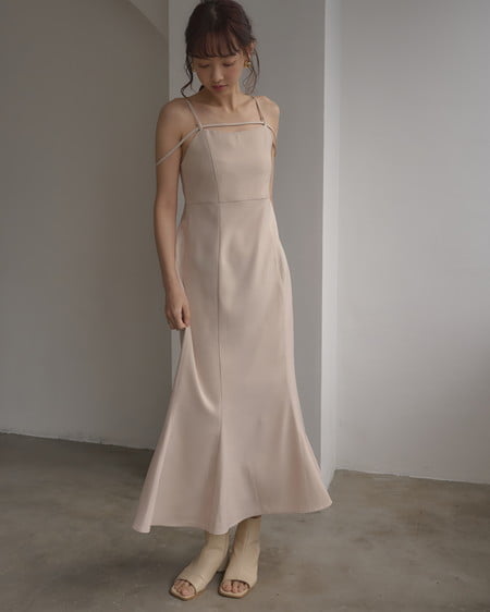 INGNI(イング) マルチウェイキャミワンピース ライトベージュ