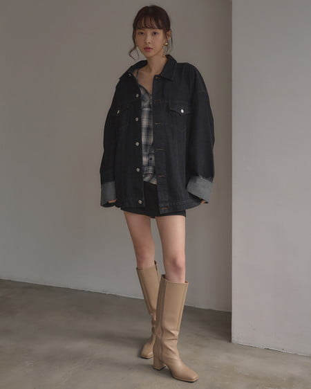 INGNI（イング） 袖折り返しビッグGジャン(セットアップ対応) ｲﾝﾃﾞｨｺﾞ