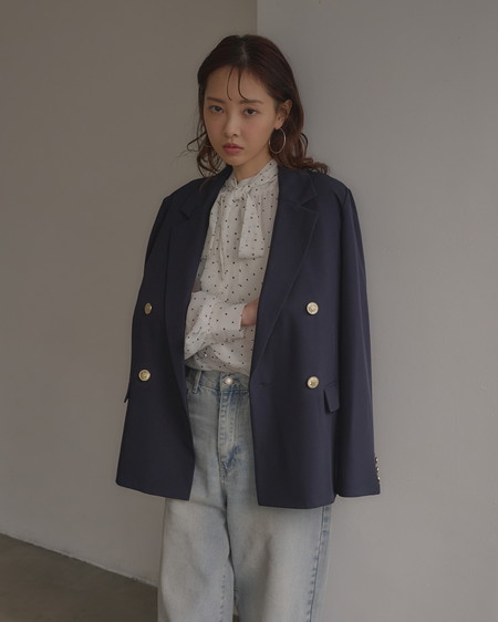 【INGNI SOELA】新作 金ボタンテーラードジャケット