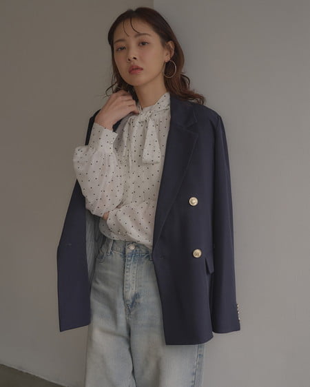 INGNI（イング） 金ボタンテーラードジャケット ｺﾝ