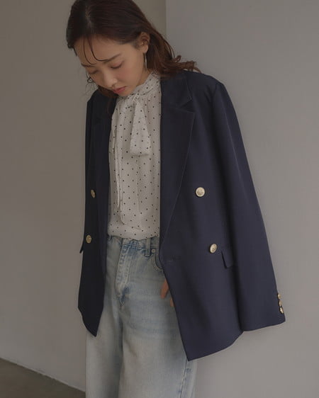 INGNI（イング） 金ボタンテーラードジャケット ｺﾝ