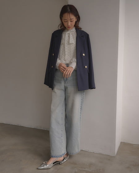 INGNI（イング） 金ボタンテーラードジャケット ｺﾝ