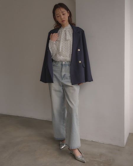 INGNI（イング） 金ボタンテーラードジャケット ｺﾝ