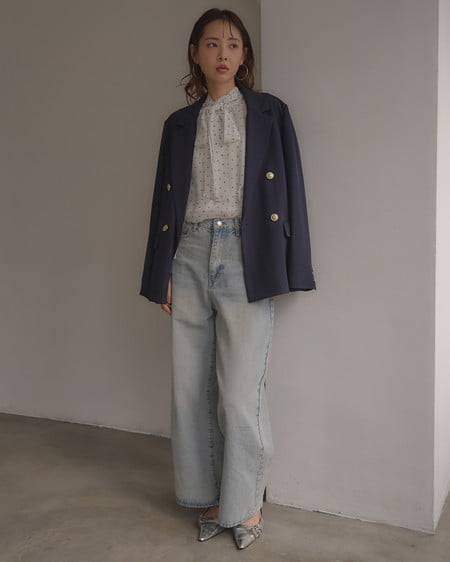 INGNI（イング） 金ボタンテーラードジャケット ｺﾝ