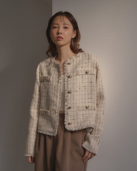 【INGNI SOELA】新作 ツイードジャケット