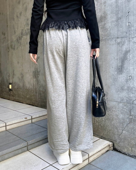 INGNI（イング） 切替スウェットパンツ ｸﾞﾚｰ