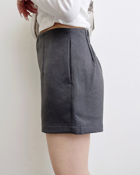 INGNI（イング） タイトショートパンツ ｸﾞﾚｰ