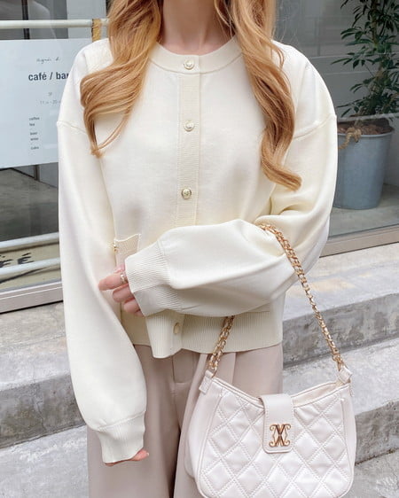 スポンディッシュニットカーディガン