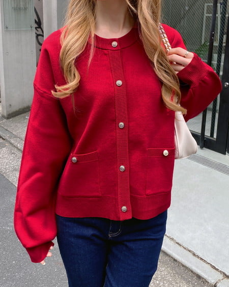 スポンディッシュニットカーディガン