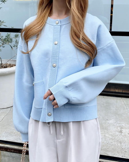 スポンディッシュニットカーディガン