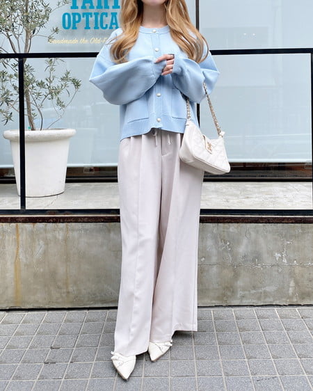 INGNI（イング） スポンディッシュニットカーディガン ｻｯｸｽ